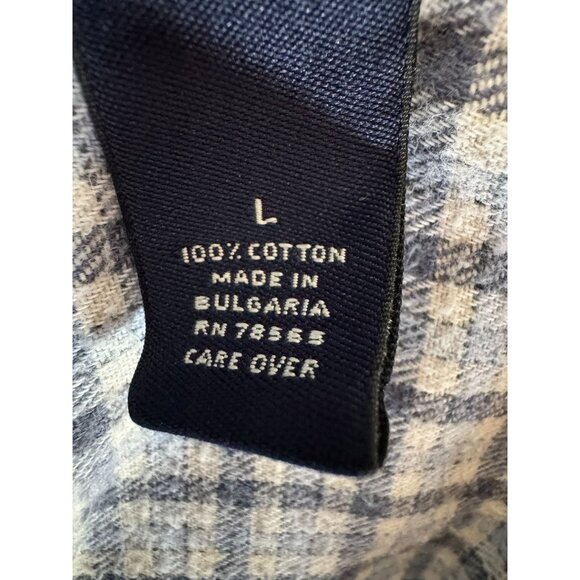 Roundtree & Yorke Authentic Portuguese Flannel Men’s Plaid Button-Down Shirt L - Picture 4 of 16